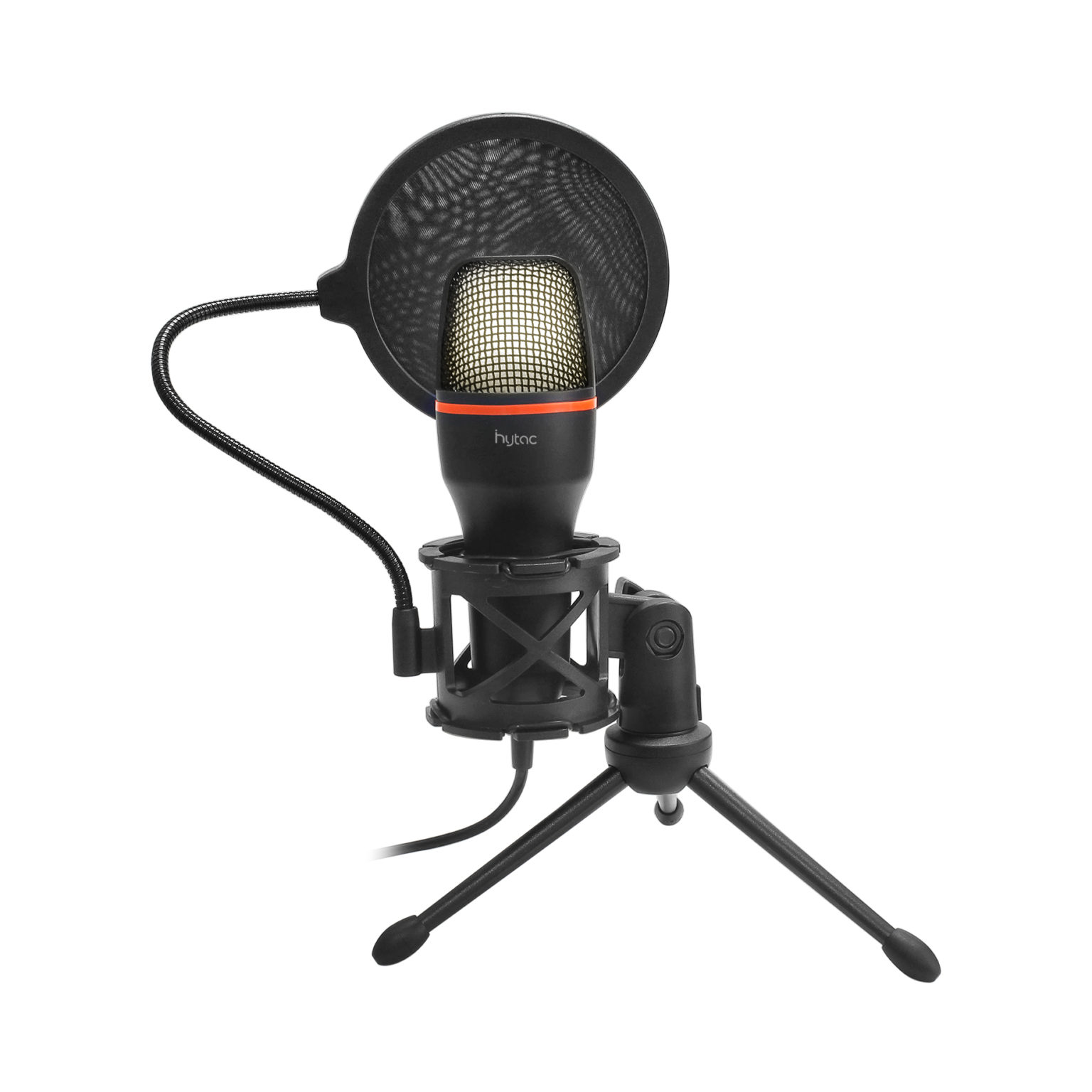 Hytac HMM620 RGB USB Condenser Microphone with Popping Filter and Anti